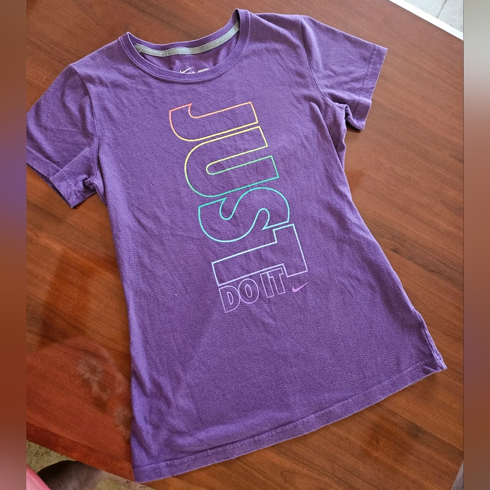 NIKE / Just Do It / Dri-fit T-shirt Purple